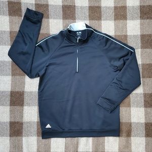 Adidas Climalite Black Half Zip
